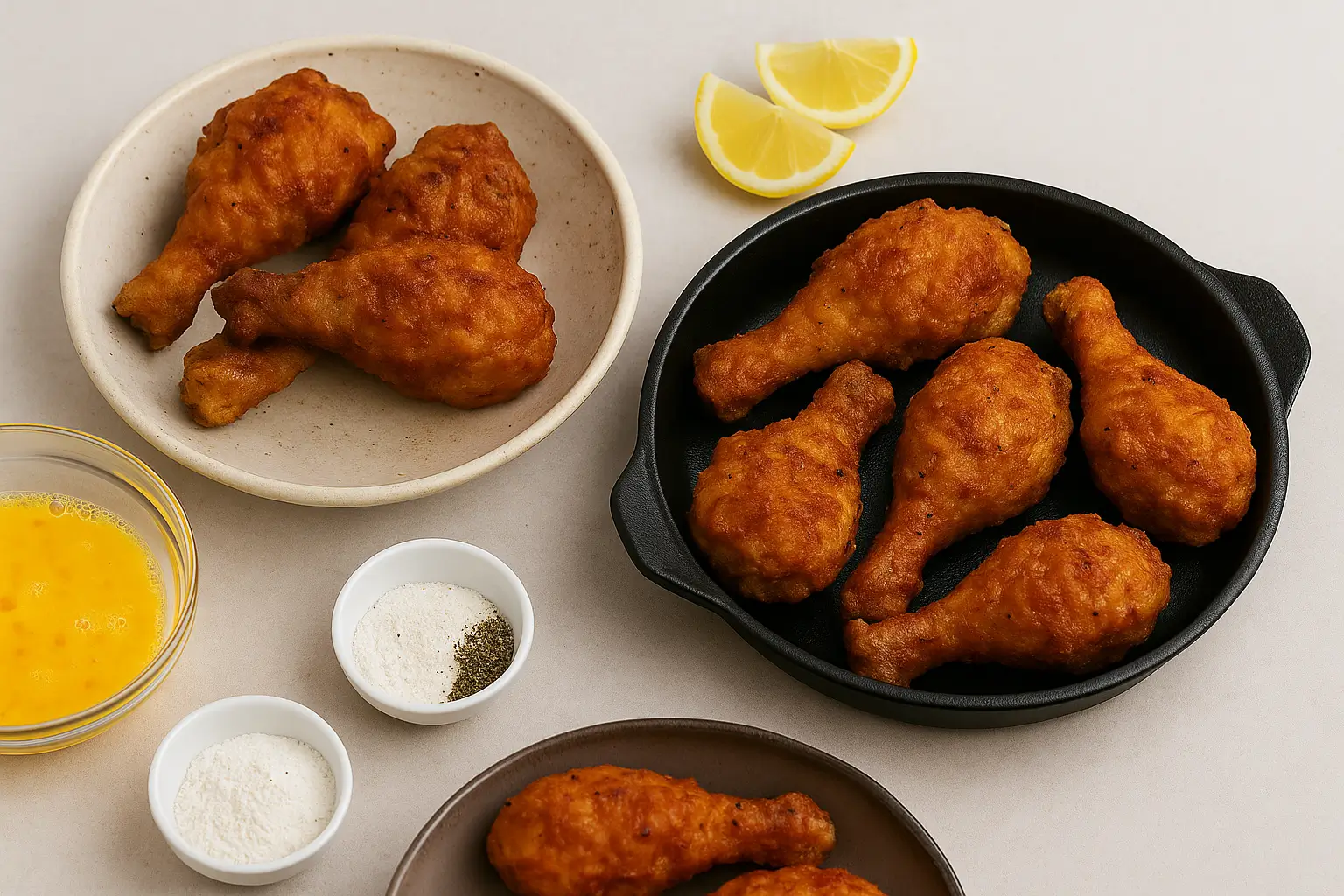 Fried chicken air fryer recipe no buttermilk