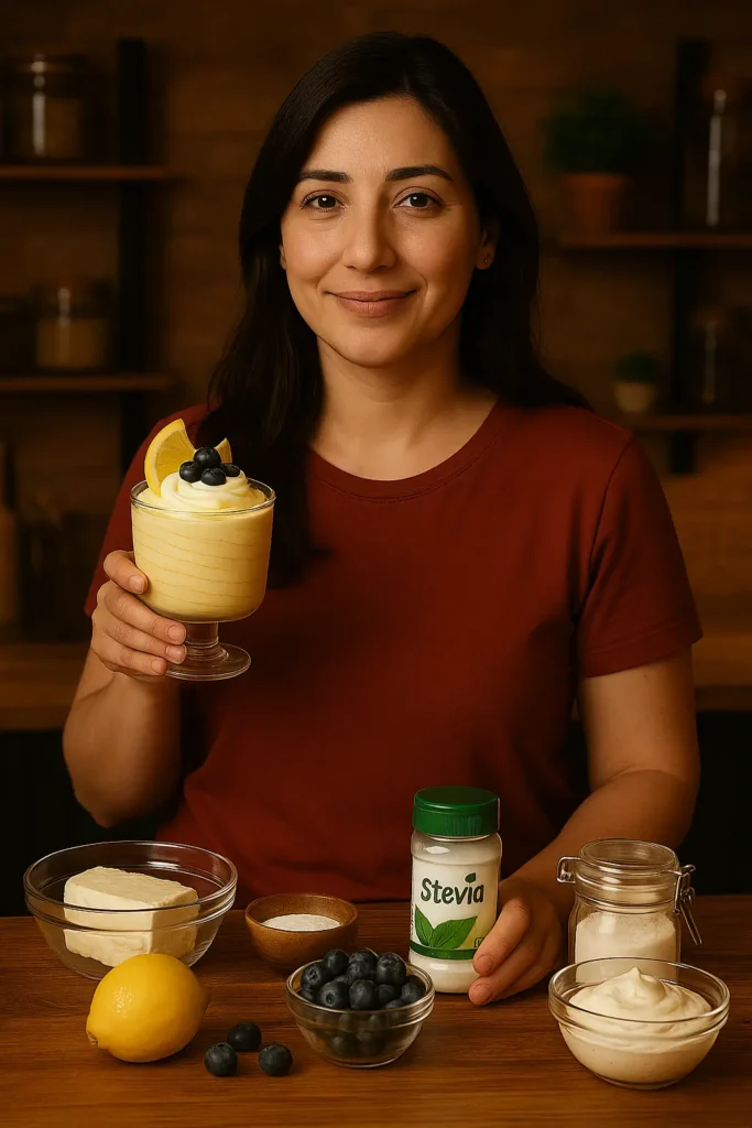 Lemon Cheesecake Mousse By Leena Brooks