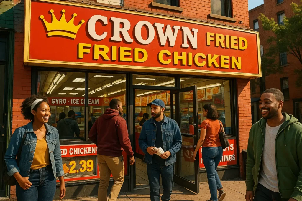 Who owns crown fried chicken?