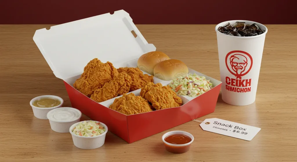 Family-style Crown Fried Chicken bucket meal with sides and rolls — value under $45